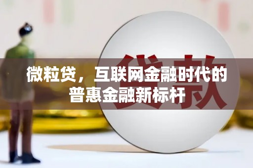 光泽微粒贷，互联网金融时代的普惠金融新标杆