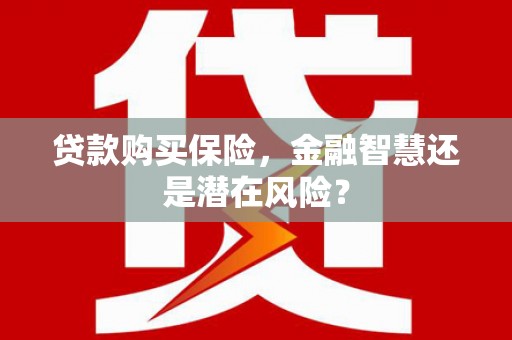 光泽贷款购买保险，金融智慧还是潜在风险？