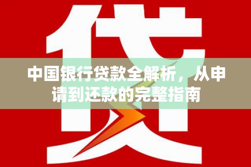 光泽中国银行贷款全解析，从申请到还款的完整指南