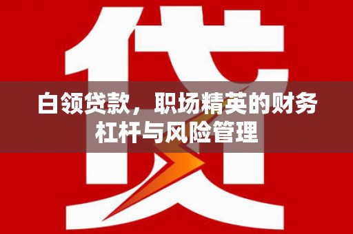 光泽白领贷款，职场精英的财务杠杆与风险管理