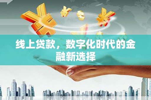 光泽线上贷款，数字化时代的金融新选择