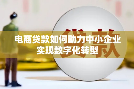 光泽电商贷款如何助力中小企业实现数字化转型