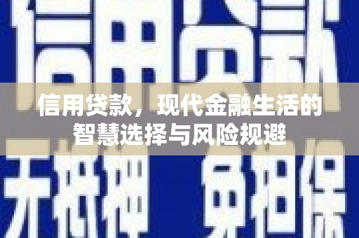 光泽信用贷款，现代金融生活的智慧选择与风险规避