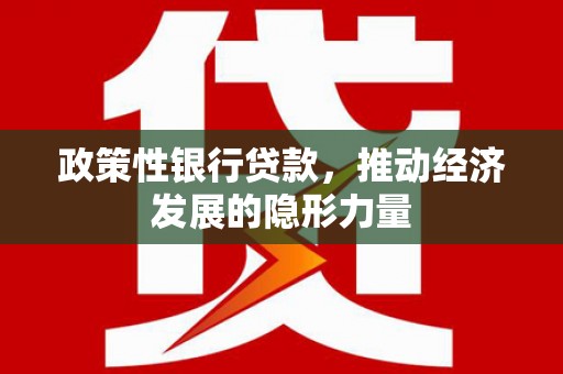光泽政策性银行贷款，推动经济发展的隐形力量