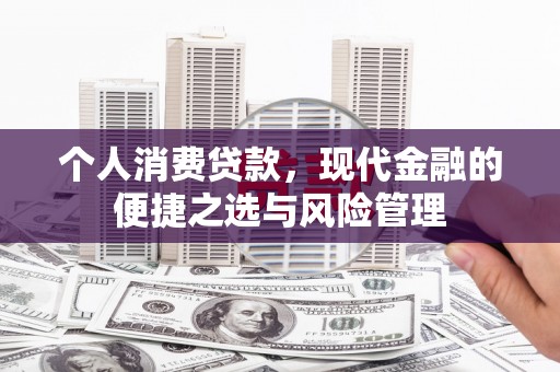 光泽个人消费贷款，现代金融的便捷之选与风险管理