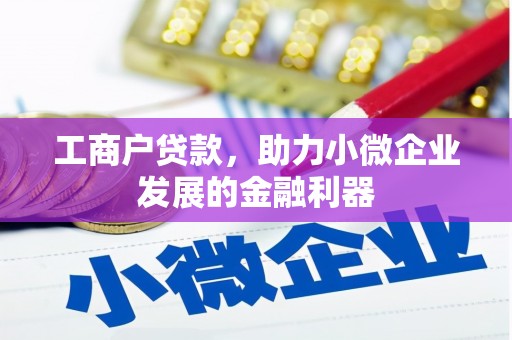 光泽工商户贷款，助力小微企业发展的金融利器