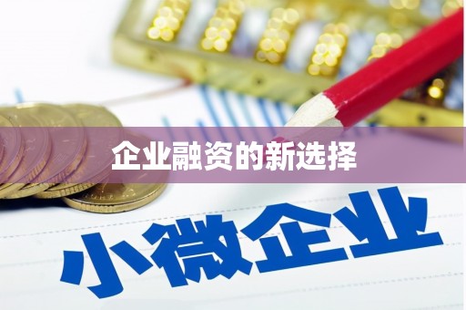 光泽企业融资的新选择