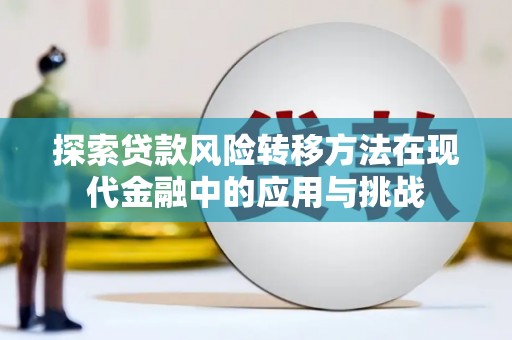 光泽探索贷款风险转移方法在现代金融中的应用与挑战