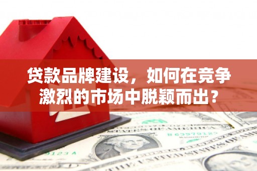 光泽贷款品牌建设，如何在竞争激烈的市场中脱颖而出？