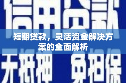 光泽短期贷款，灵活资金解决方案的全面解析