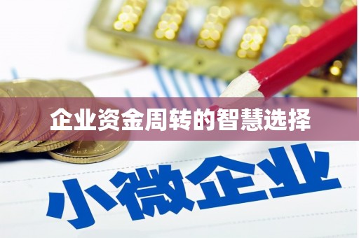 光泽企业资金周转的智慧选择