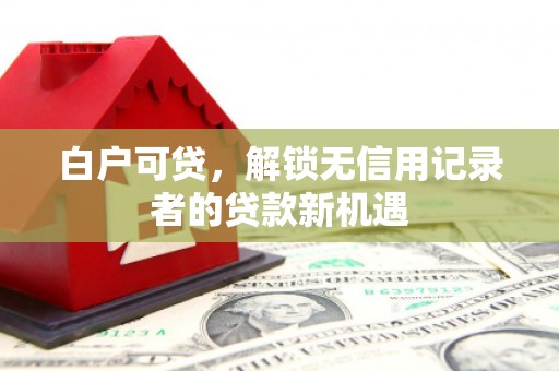 光泽白户可贷，解锁无信用记录者的贷款新机遇