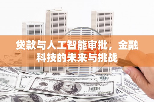 光泽贷款与人工智能审批，金融科技的未来与挑战