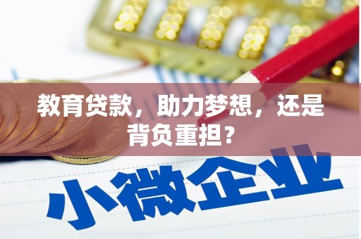 光泽教育贷款，助力梦想，还是背负重担？
