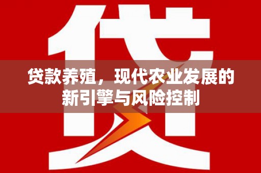 光泽贷款养殖，现代农业发展的新引擎与风险控制