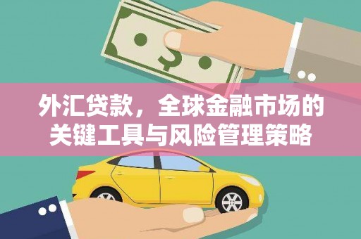 光泽外汇贷款，全球金融市场的关键工具与风险管理策略