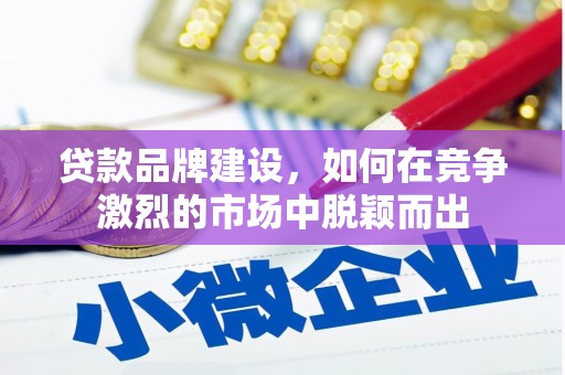 光泽贷款品牌建设，如何在竞争激烈的市场中脱颖而出