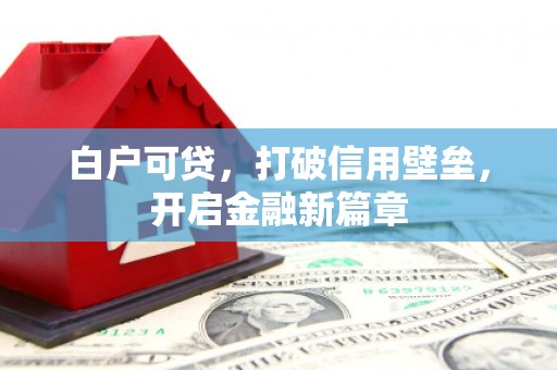 光泽白户可贷，打破信用壁垒，开启金融新篇章