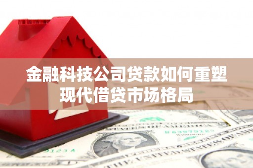 光泽金融科技公司贷款如何重塑现代借贷市场格局