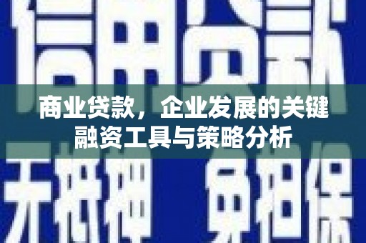 光泽商业贷款，企业发展的关键融资工具与策略分析