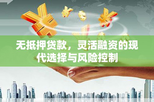 光泽无抵押贷款，灵活融资的现代选择与风险控制