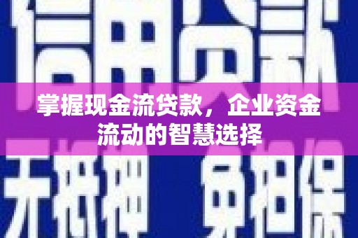 光泽掌握现金流贷款，企业资金流动的智慧选择