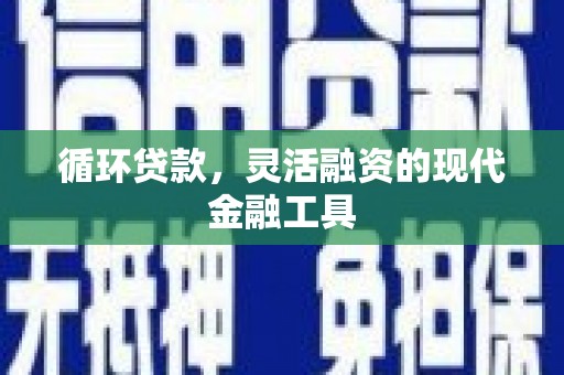光泽循环贷款，灵活融资的现代金融工具