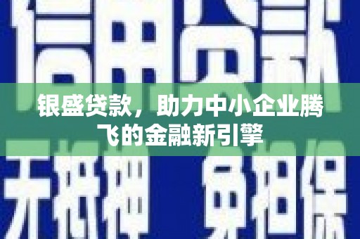 光泽银盛贷款，助力中小企业腾飞的金融新引擎