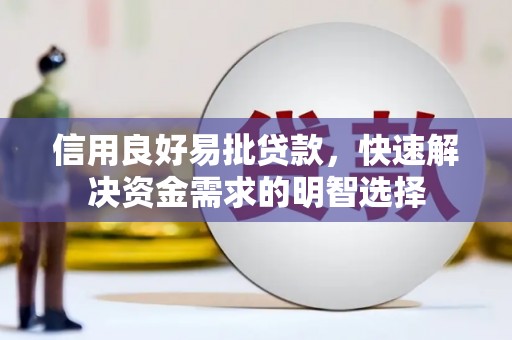 光泽信用良好易批贷款，快速解决资金需求的明智选择