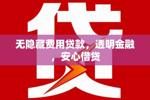 光泽无隐藏费用贷款，透明金融，安心借贷
