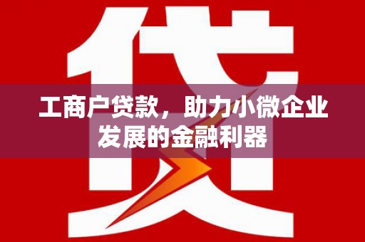 光泽工商户贷款，助力小微企业发展的金融利器