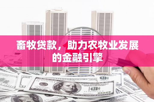 光泽畜牧贷款，助力农牧业发展的金融引擎