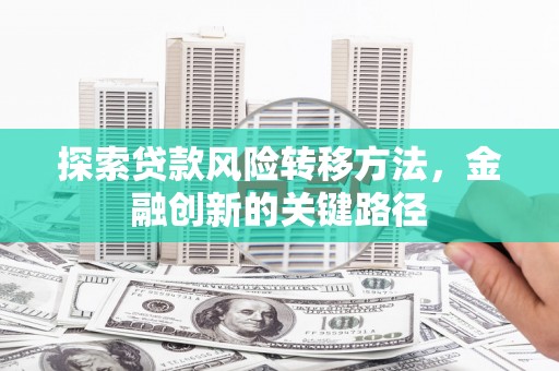 光泽探索贷款风险转移方法，金融创新的关键路径