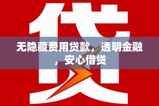 光泽无隐藏费用贷款，透明金融，安心借贷