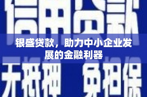 光泽银盛贷款，助力中小企业发展的金融利器