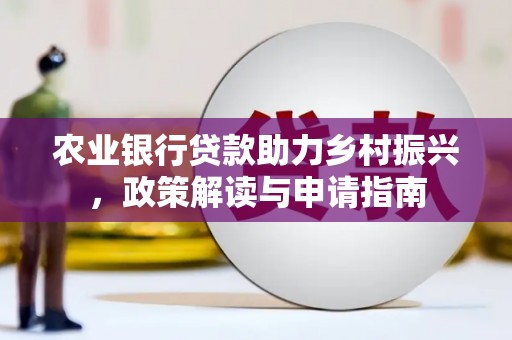 光泽农业银行贷款助力乡村振兴，政策解读与申请指南