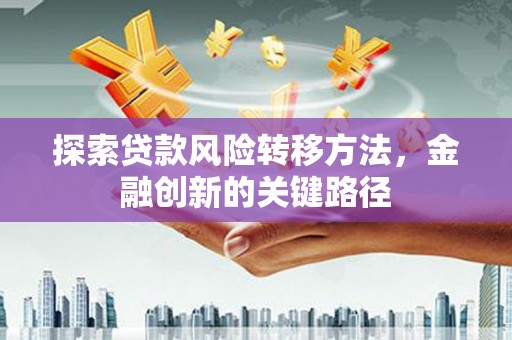 光泽探索贷款风险转移方法，金融创新的关键路径