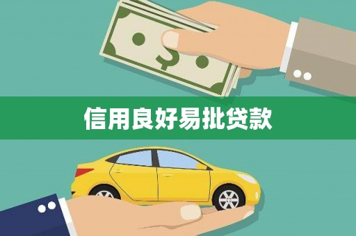 光泽信用良好易批贷款