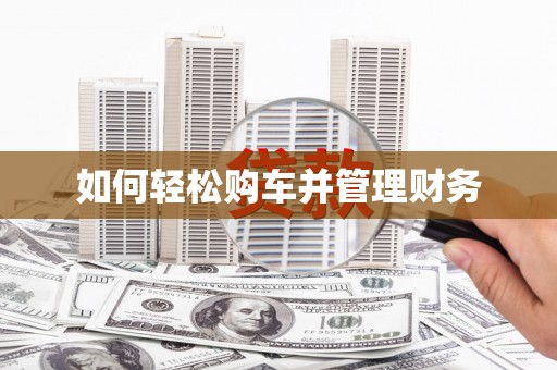 光泽如何轻松购车并管理财务