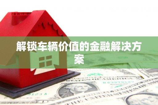 光泽解锁车辆价值的金融解决方案