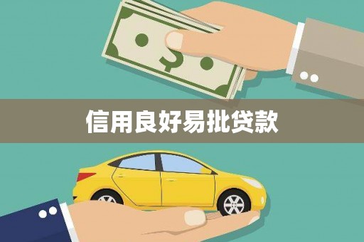 光泽信用良好易批贷款