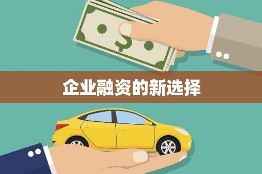 光泽企业融资的新选择