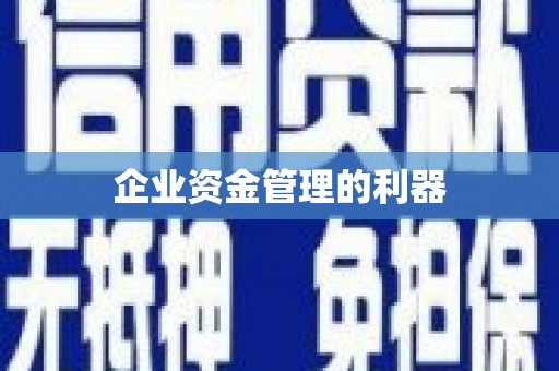 光泽企业资金管理的利器