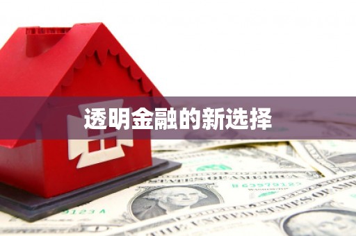 光泽透明金融的新选择