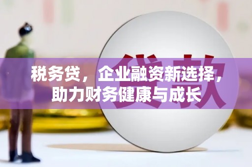 光泽税务贷，企业融资新选择，助力财务健康与成长